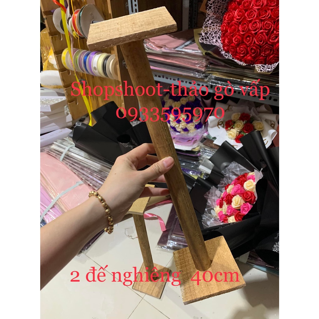 CỐT GỖ CẮM HOA