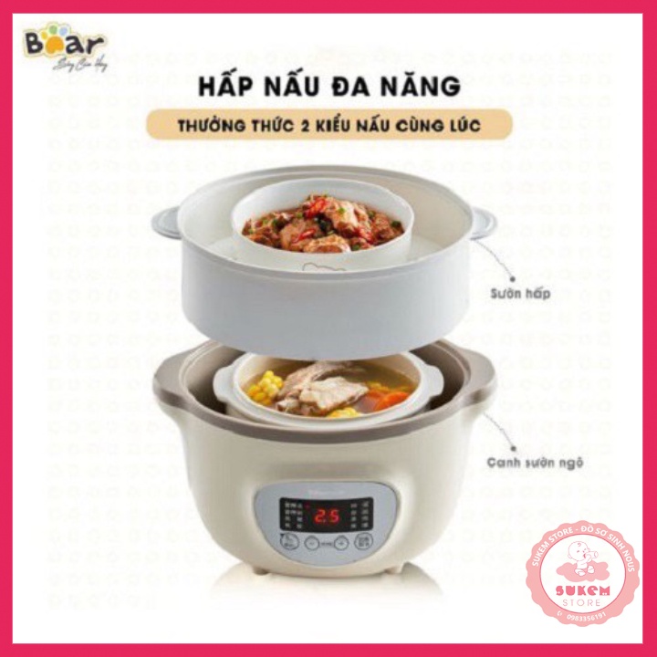 Nồi Bear Đa Năng Bản Quốc Tế Hàng Chính Hãng Bảo Hành 18 Tháng