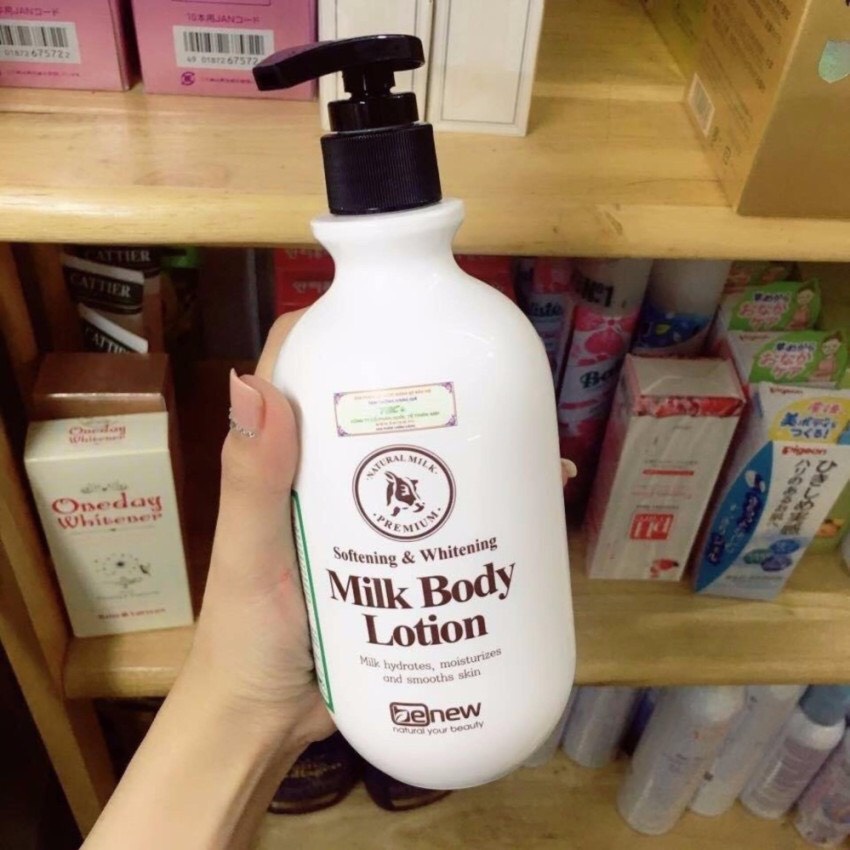 Kem dưỡng thể trắng da body BENEW MILK LOTION Hàn quốc 450ml | BigBuy360 - bigbuy360.vn