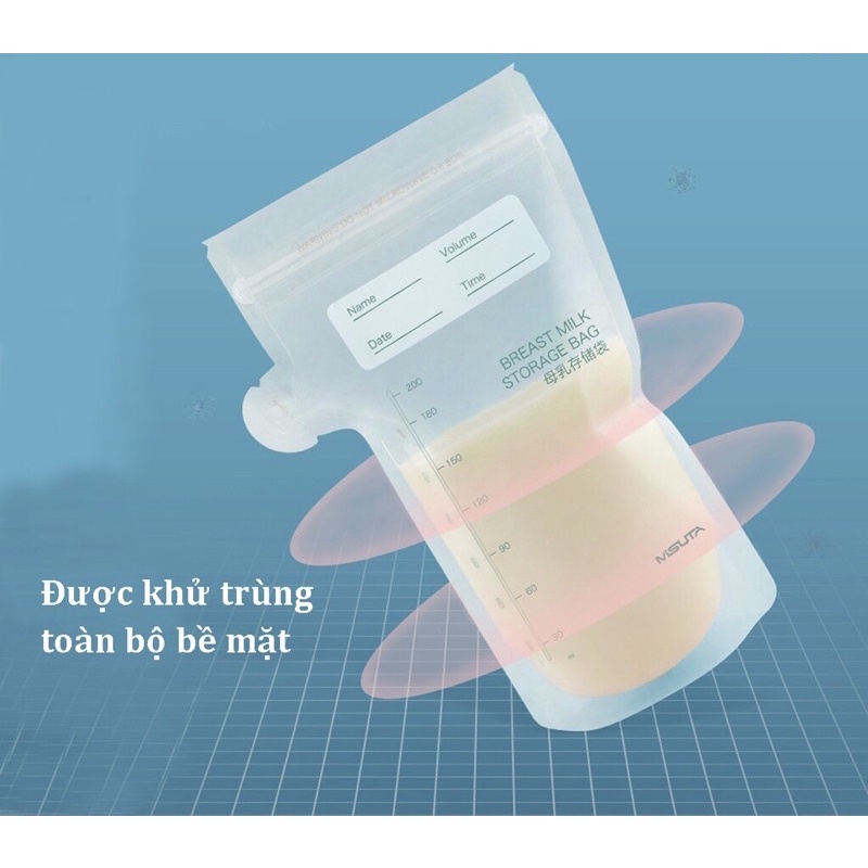 Túi Dự Trữ Sữa Để Tủ Lạnh Cho Bé