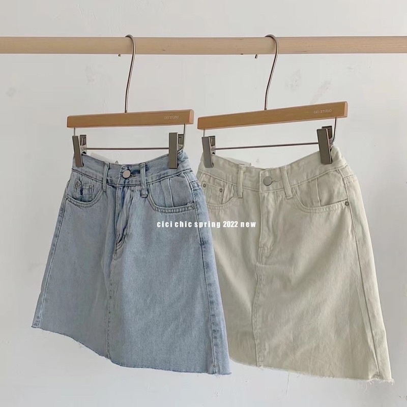 Chân váy Jeans ngắn