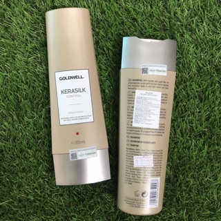 Dầu gội xả suôn mượt Goldwell Kerasilk Control 250ml/200ml