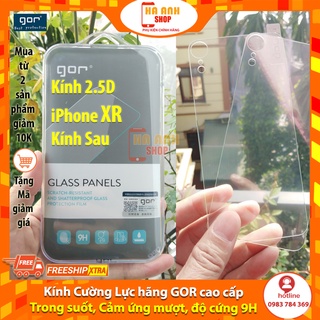 Kính Cường Lực Mặt Lưng Gor 9H Cho IPhone XR (Bộ 2 miếng)