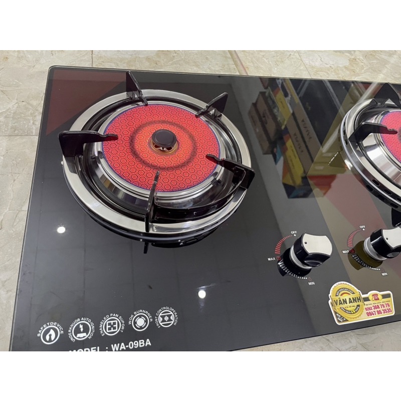 Bếp gas âm hồng ngoại Whatashi WA-09BA