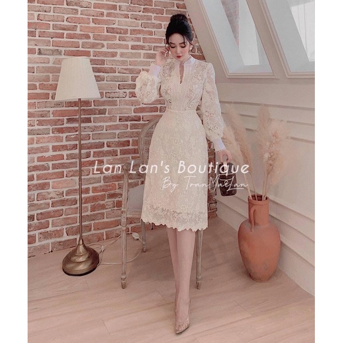 VÁY REN THIẾT KẾ 3D QC CỔ TÀU