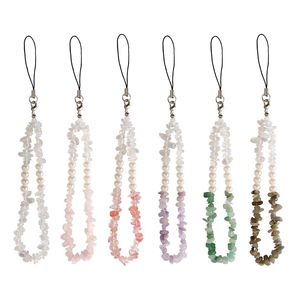 Dây Treo Điện Thoại Đính Hạt Ngọc Trai Chống Thất Lạc Tiện Dụng