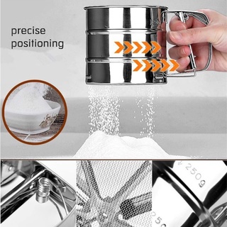 Cốc rây bột inox 11cm