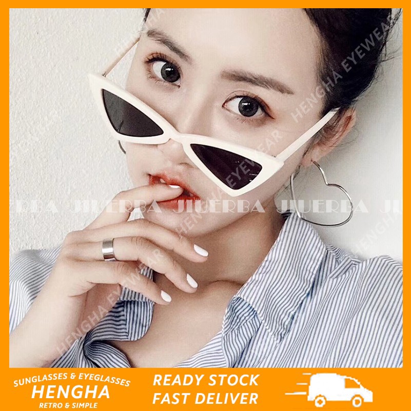 Kính mát mắt mèo chống tia UV400 phong cách Hàn Quốc cho nữ