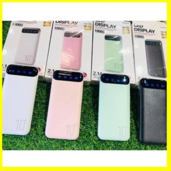 Pin Sạc Dự Phòng Mini Cute Remax Wk161 10000 Mah, Cục Sạc Dự Phòng Mini Giá Rẻ Dễ Thương, Pin Dự Phòng Remax, BH 1 Năm