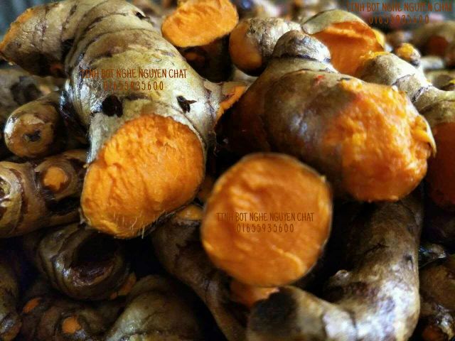 Tinh bột nghệ nguyên chất nhà làm