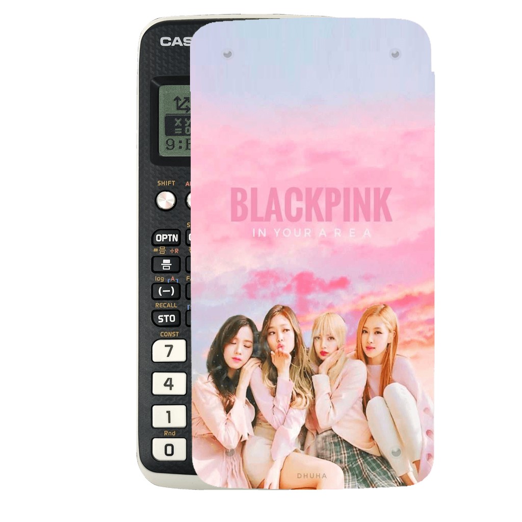 ỐP NẮP MÁY TÍNH CASIO FX 580VNX - FAN BLACK PINK