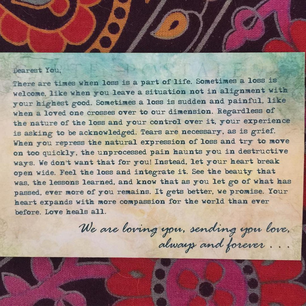 Bài Postcards from Spirit