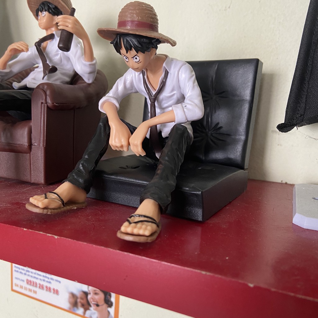 [MHĐ] Mô hình Figure Luffy Sitting - One Piece (có ghế )