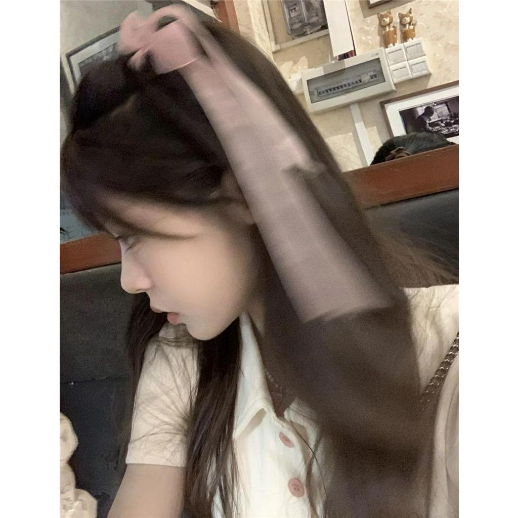 Set Áo Cổ polo + Chân Váy Ngắn Màu Hồng Đính Nơ Xinh Xắn Thời Trang