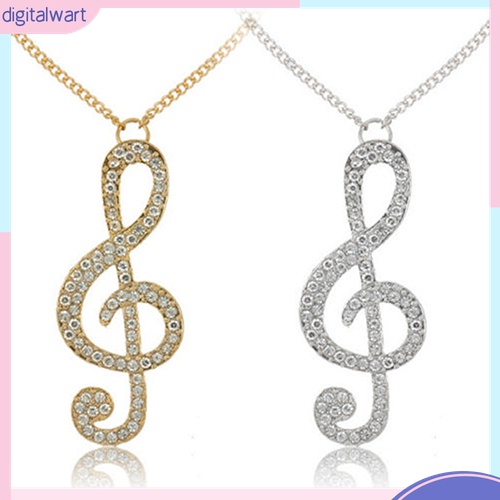 Vòng cổ Mặt Nốt Nhạc Đính Đá Thời Trang Cho Nữ