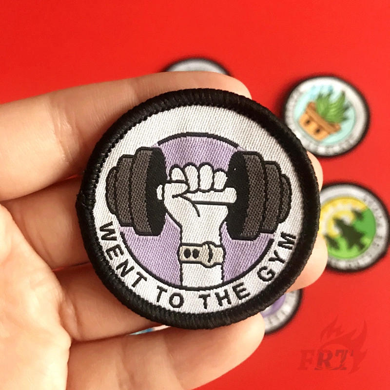 Set 1 / 3 Miếng Vá Ủi Quần Áo Hình Độc Đáo 4.8cm