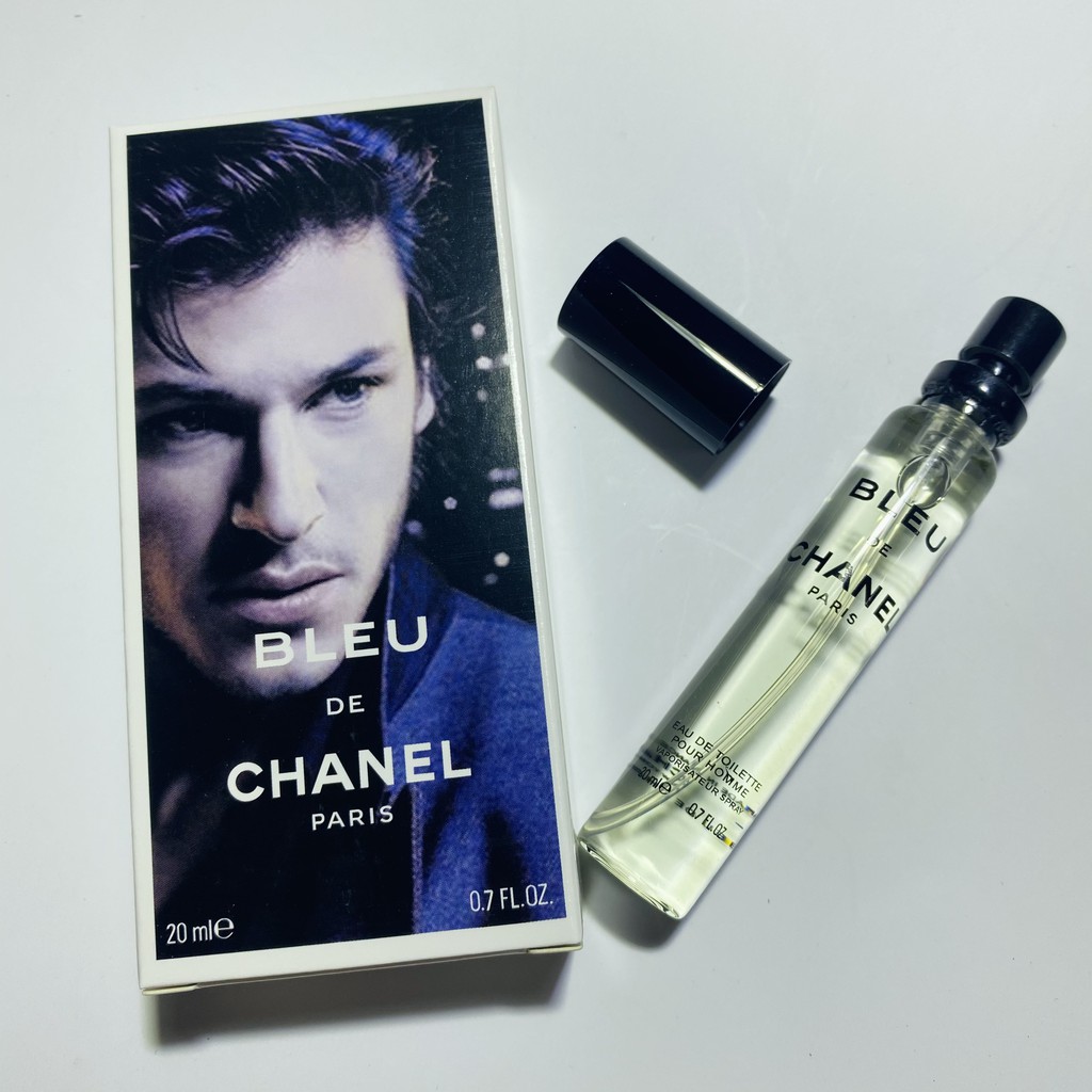 Nước hoa ⚡ FULLBOX CHECK CODE ⚡ dầu thơm Nam Nữ thơm lâu 12h Bleu De Chanel Paris EDT 20ml