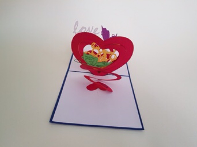 Set 6 thiệp 3d nhiều chủ đề