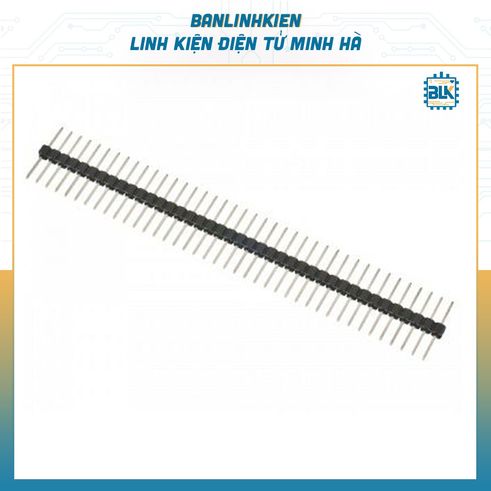 Hàng Rào Jump Đơn Đực 2.54MM 1x40P Cong Đứng