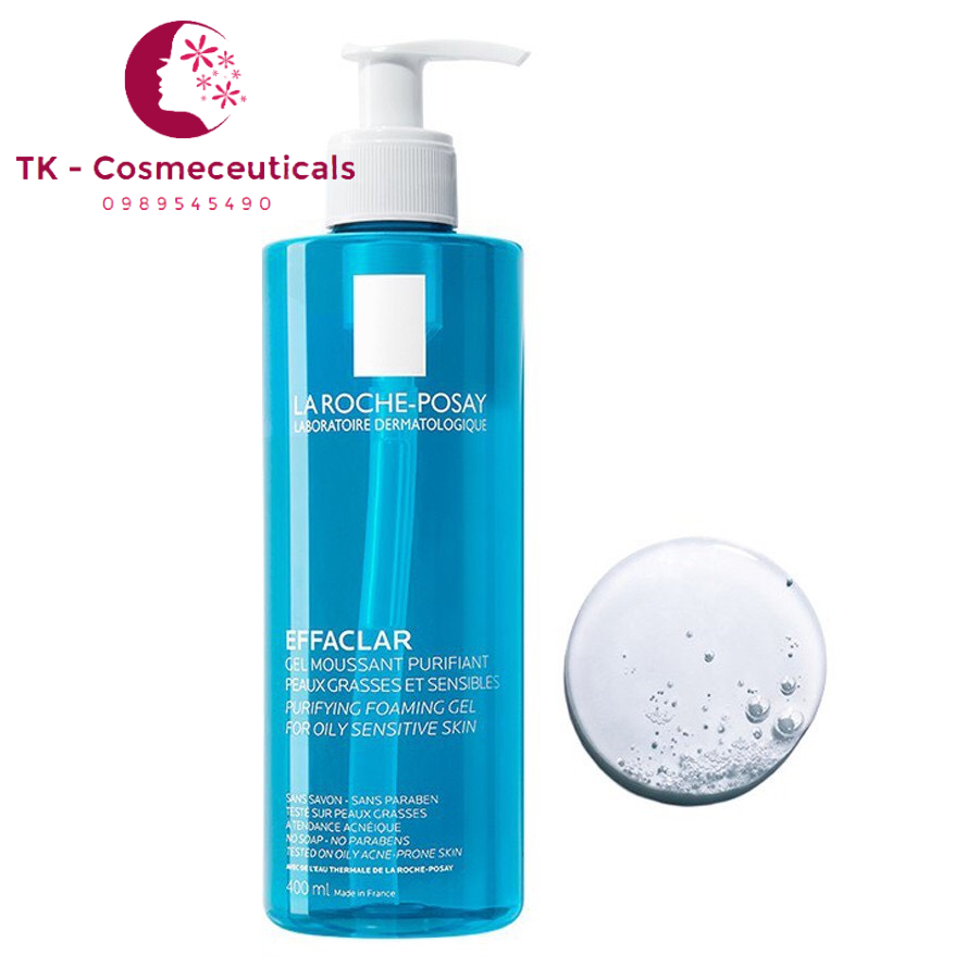 (CHÍNH HÃNG) Gel Rửa Mặt La Roche - Posay Effaclar Purifying Foaming Gel Cho Da Dầu Mụn Nhạy Cảm