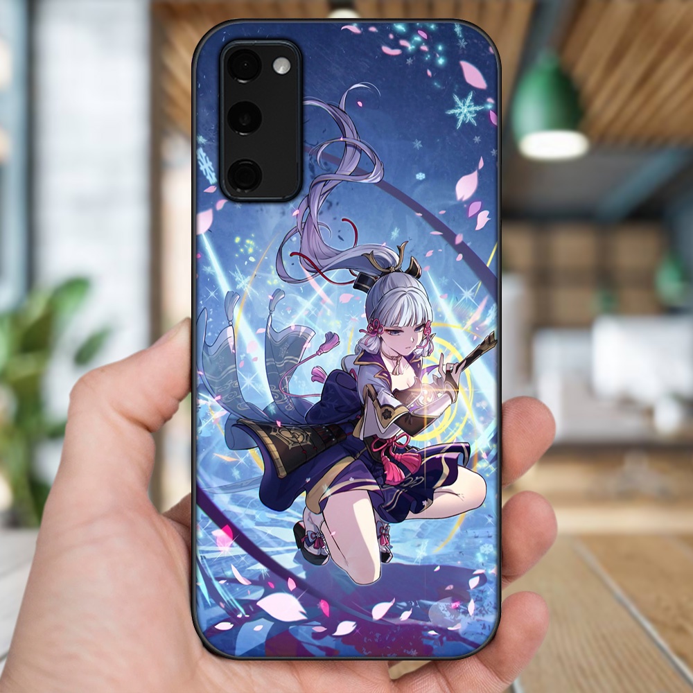 Ốp lưng Samsung S20 FE viền đen in hình Ayaka Genshin Impact