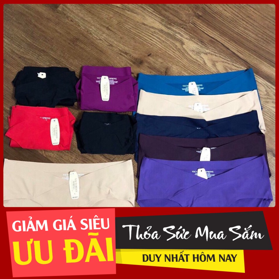 Sỉ Sỉ 10 Quần Lót Bầu Su Đúc Kháng Khuẩn Thông Hơi Không Đường May Rẻ Nhất Thị Trường