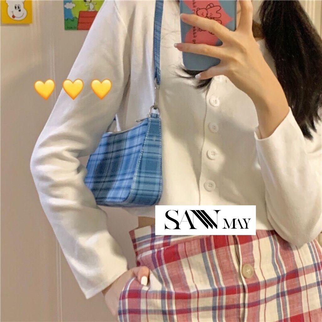 Áo Croptop Dài Tay SANMAY Áo Crt Form Rộng Thun Ôm Body Nữ Sexy Đẹp Kiểu Lứng Dáng Nhún Thể Thao Cotton Ulzzang AO001