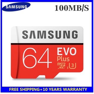 Thẻ nhớ samsung 16g 32g sdhc 64g 128g sdxc 100mb / s u3 4k micro sd class 10