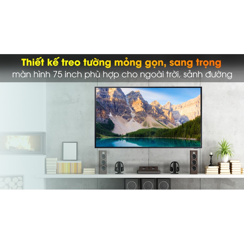 Smart Tivi Ngoài Trời The Terrace QLED Samsung 4K 75 inch QA75LST7T (Miễn phí giao tại HCM-ngoài tỉnh liên hệ shop)
