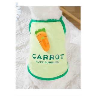 Áo 2 dây cà rốt cho thú cưng