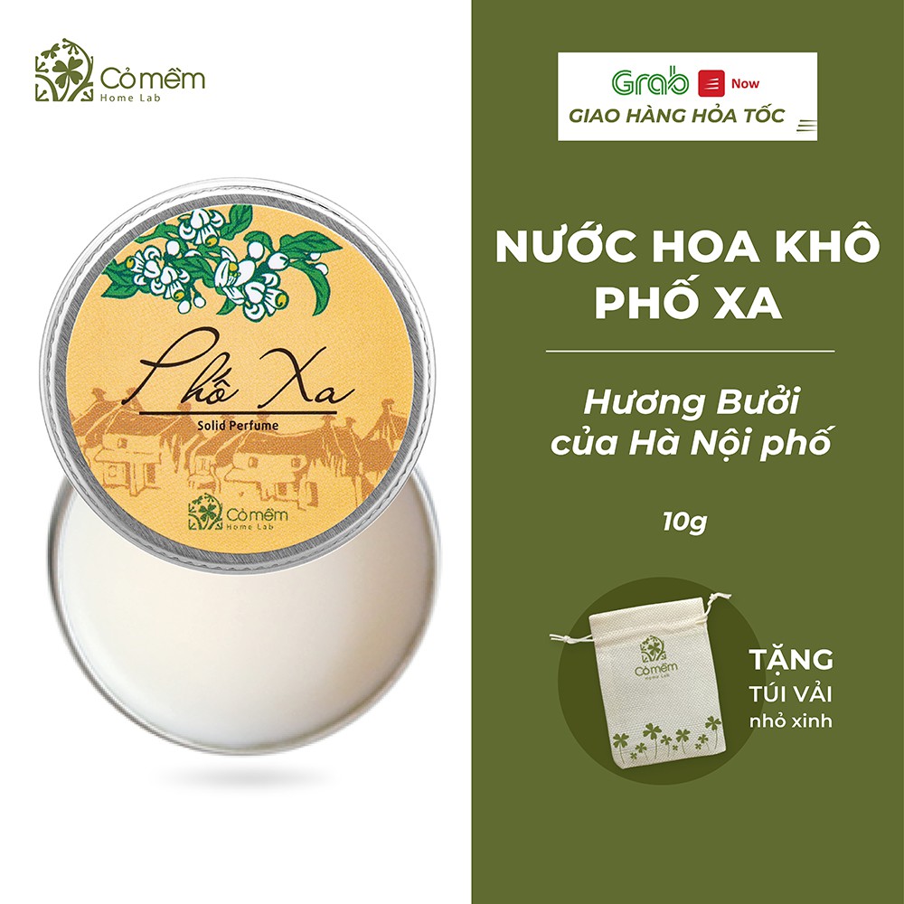 Nước Hoa Khô Thiên Nhiên Phố Xa Hoài Niệm Hương Hoa Bưởi Hoa Chanh [Tặng kèm túi vải] Cỏ Mềm 10g