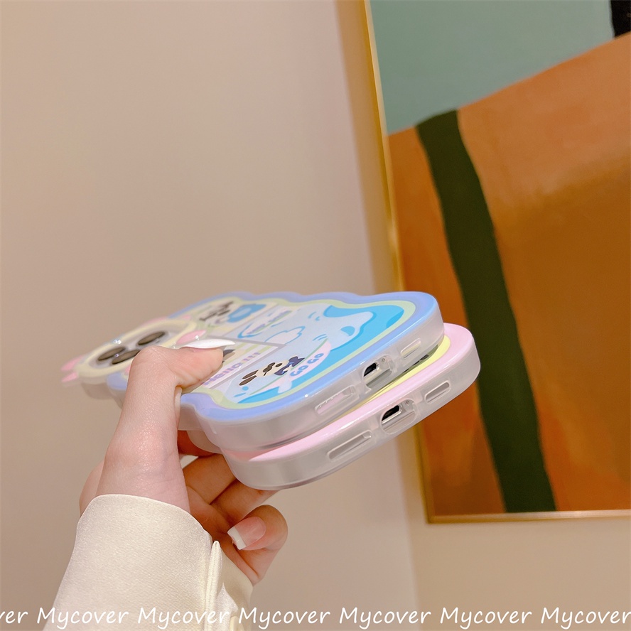 Ốp Điện Thoại Chống Sốc Họa Tiết Quái Vật Nhỏ Cho iPhone 13 12 11 Pro Max Xs Max XR