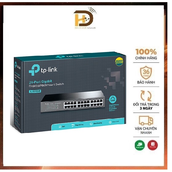 Bộ Chia mạng Switch 24-Port Gigabit Switch TP-LINK TL-SG1024D (10/100/1000Mbps)