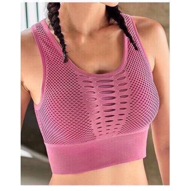 Áo tập thể thao bra lưới lỗ