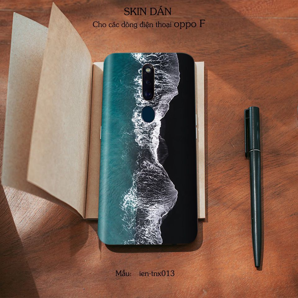 Miếng dán skin cho các dòng điện thoại Oppo F7 - F9 - F11 - F1Pro - F1s in hình đa dạng theo yêu cầu