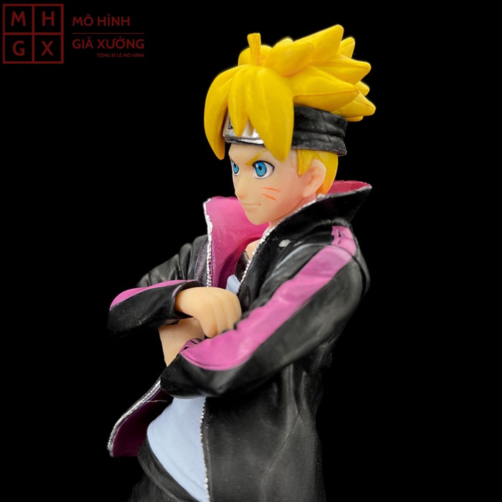 Mô hình Naruto - Boruto Dáng Đứng Siêu Chất , Siêu Ngầu - Cao 23cm - Nặng 500g - figure mô hình naruto mô hình giá xưởng