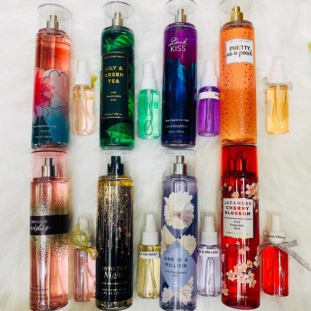 [TESTER] 🖤 Xịt Thơm Có Nhũ Bath And Body Works Pink Chiffon 236ml | BigBuy360 - bigbuy360.vn