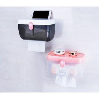 Hộp đứng giấy vệ sinh tiện dụng chống nước đa năng.