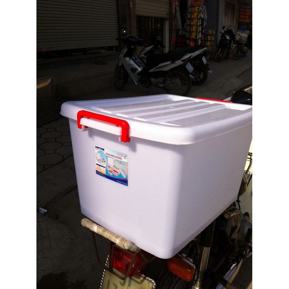 Thùng Nhựa Vuông Duy Tân 55 Lít kích thước 61 x 43 x 32 cm