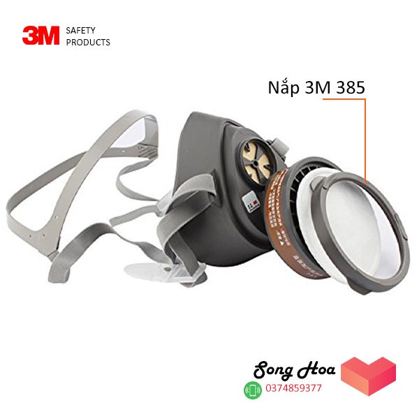 [GIÁ SỈ] Nắp giữ bông lọc 3M 385 - phụ kiện mặt nạ phòng độc 3M 3200 3M HF52