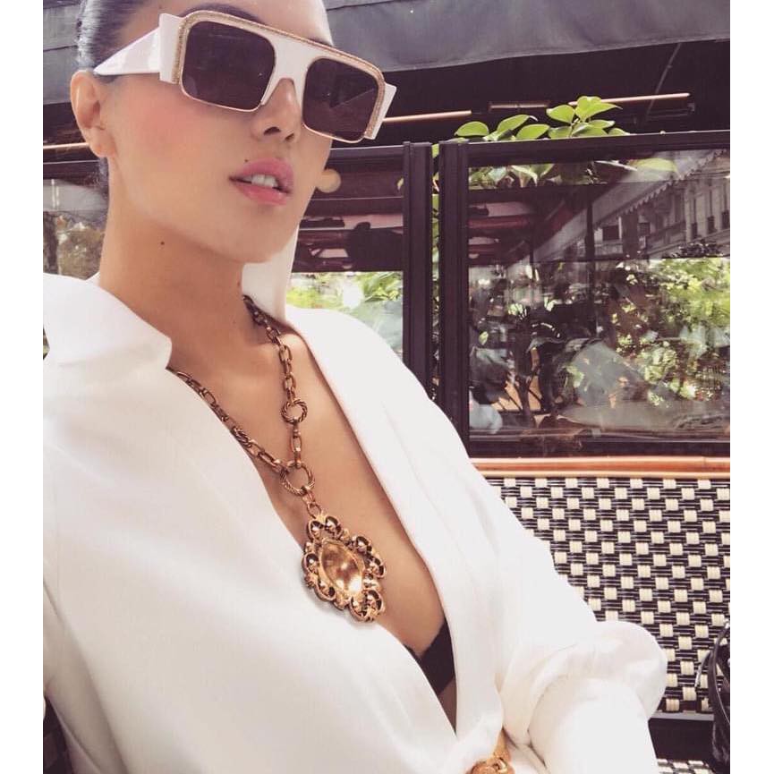 Kính mát nữ Hàng Hiệu - Kính râm cao cấp nam nữ mylitado chống UV400, thiết kế mắt vuông dễ đeo, màu sắc thời trang 6122 | BigBuy360 - bigbuy360.vn