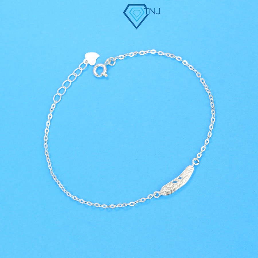 Lắc tay nữ bạc lông vũ đẹp giá rẻ LTN0258 Trang Sức TNJ