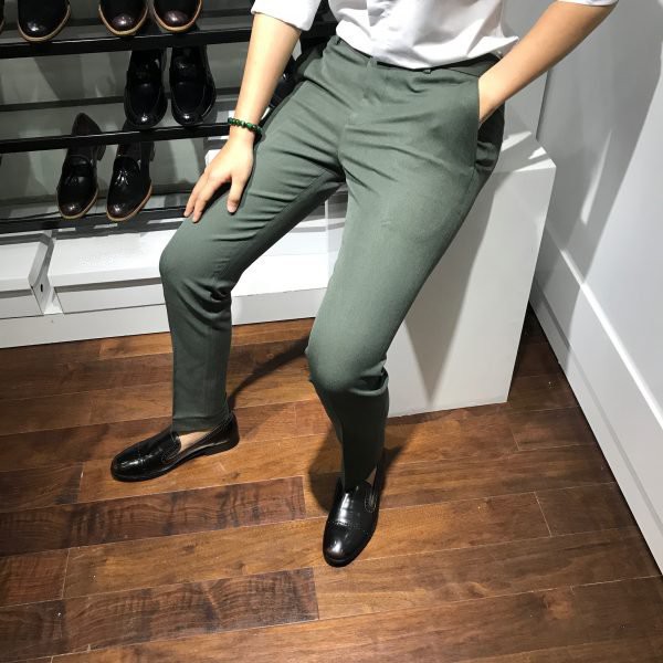 Quần tây nam hàn quốc âu nam cao cấp Quần âu nam loại đẹp, quần tây nam Màu Ghi Xẫm LQA0033