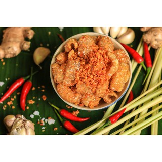 Da heo chiên giòn lắc tỏi ớt