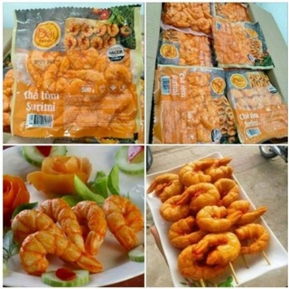 (SHIP HOẢ TỐC 24H) Chả tôm hình surimi Delifood (500gr)