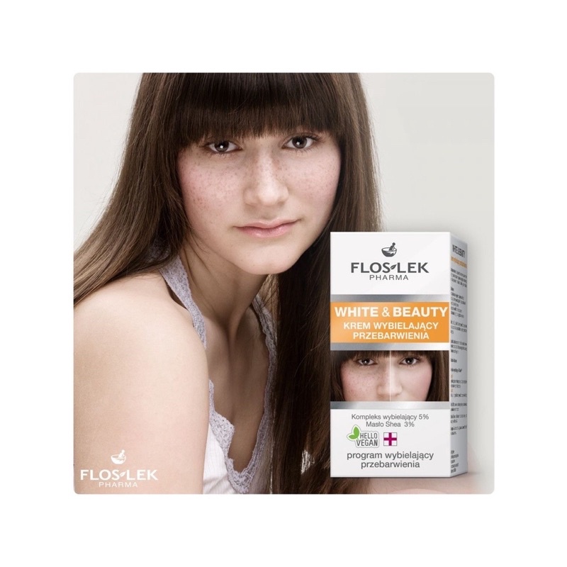 ✅ Floslek Kem Dưỡng Trắng da ban đêm Spot lightening White And Beauty 50ml