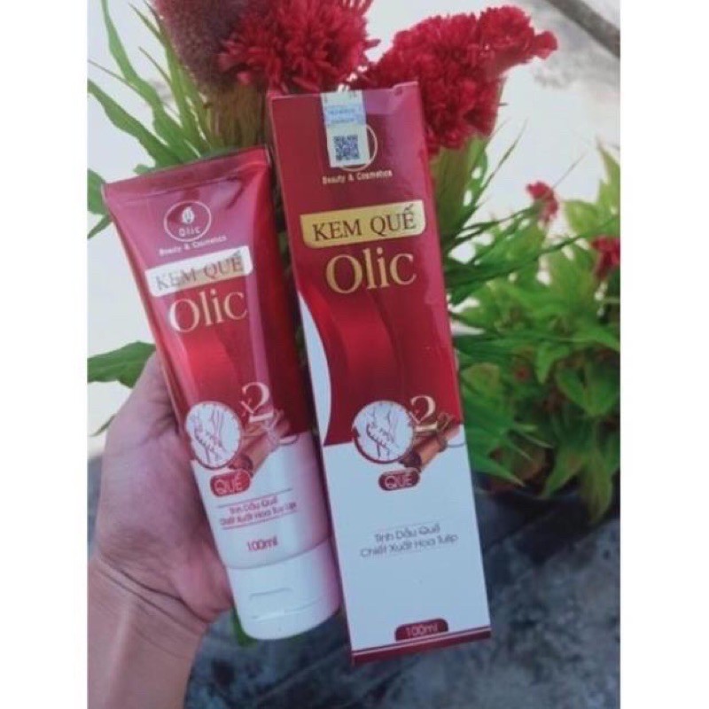 Gel tan mỡ olic chính hãng-gel kem quế olic