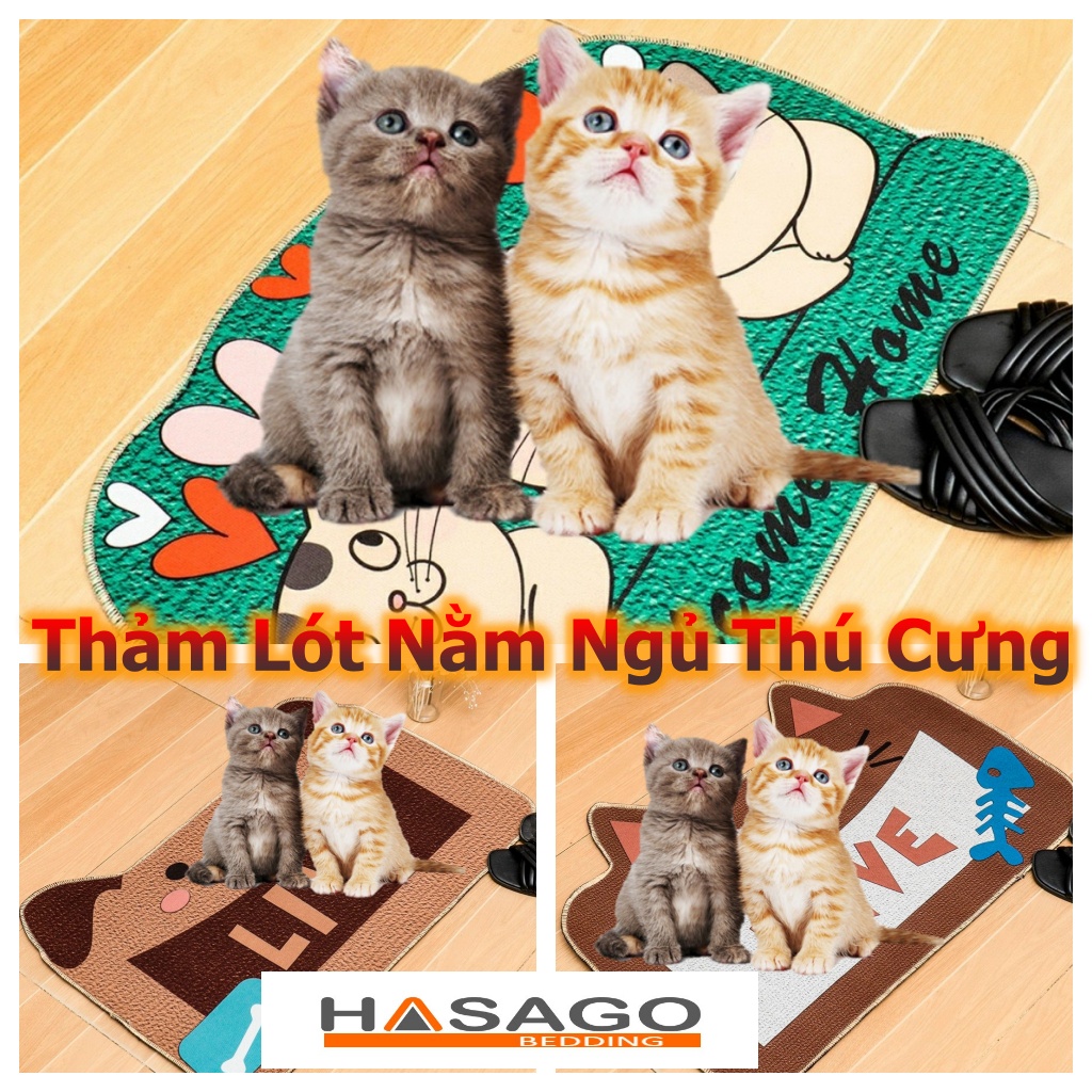 Nệm Đệm Thảm Nằm Cho Thú Cưng 45x65cm