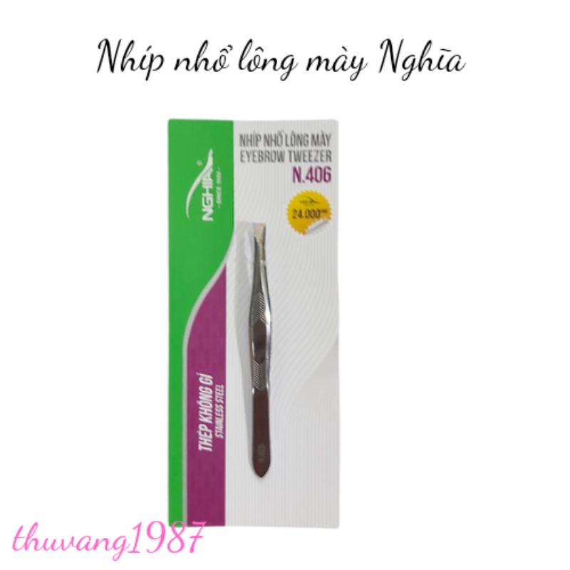 Nhíp nhổ lông mày Nghĩa N406