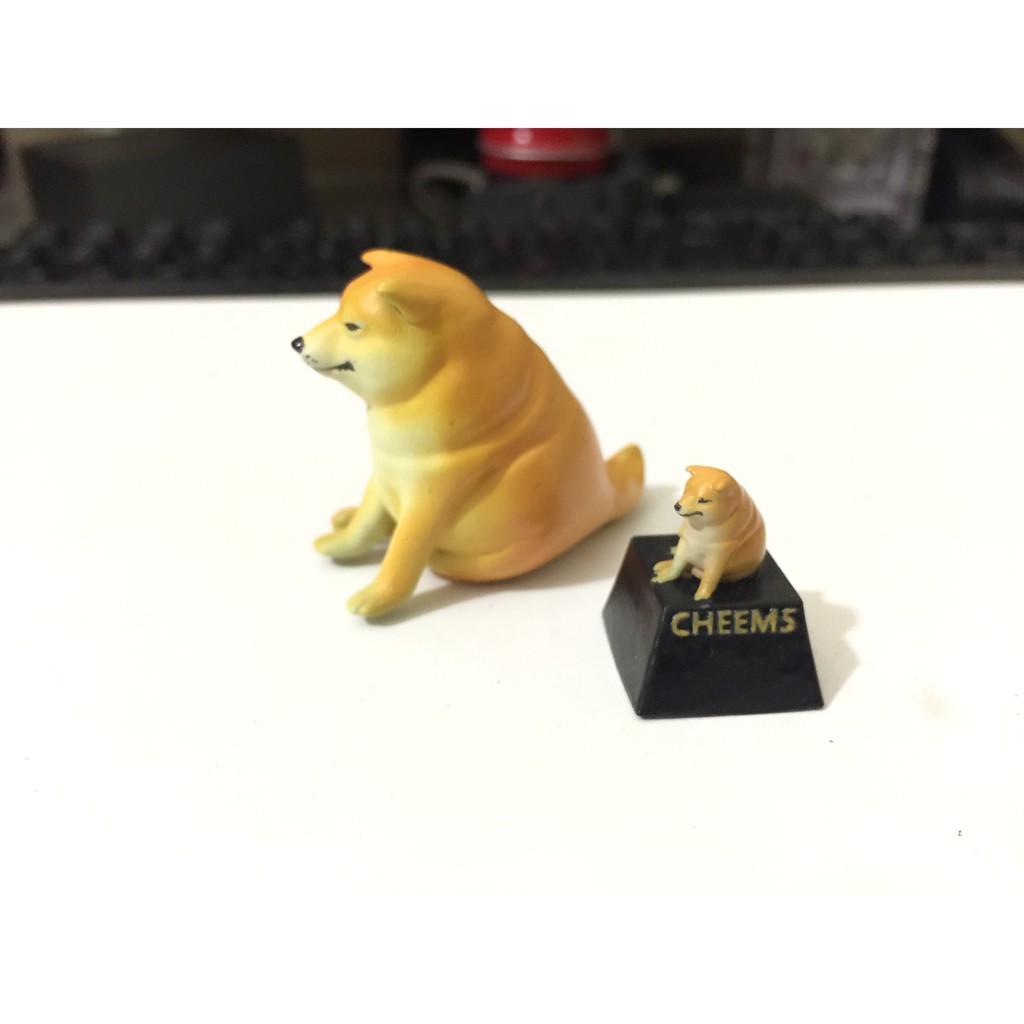 Key Cap + Mô hình Doggo Cheem